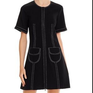 Cinq a Sept Black Sheath Dress, Size 6, NWT